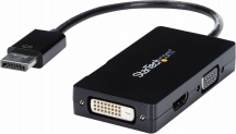 StarTech DP2VGDVHD Cavo Adattatore 3 in 1 DisplayPort a VGADVIHDMI