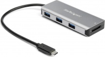 StarTech HB31C3ASDMB Hub USB-C a 3 porte con lettore per schede SD