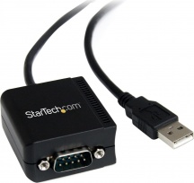 StarTech ICUSB2321FIS Cavo Adattatore USB FTDI RS-232 a seriale colore Nero