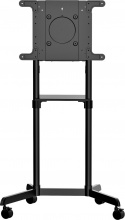 StarTech MBLTVSTNDEC Carrello Mobile per TV da 37-70" Peso Max 70 kg Nero
