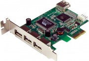 StarTech PEXUSB4DP SchePci Express basso prfilo 4 porte USB 2.0 ad alta velocit�