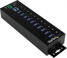 StarTech ST1030USBM Hub USB 3.0 10 Porte Hot-swap Velocit� 5000 Mbits Nero