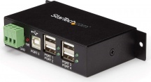StarTech ST4200USBM HUB USB 2.0 Industriale a 4 porte protezione sovracorrenti