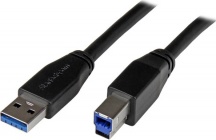 StarTech USB3SAB5M Cavo USB 3.0 Attivo USB-A a USB-B USB 3.1 Gen 1 (5 Gbps) 5M