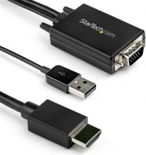 StarTech VGA2HDMM2M Cavo Adattatore Convertitore Vga a Hdmi 2 M USB 1080P