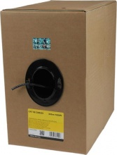 StarTech WIR5ECMRBK Rotolo in Serie di Cavi Riser Utp Solidi 304.8 M Colore Nero