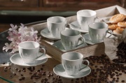 Star AR51836 Tazzine Caffe confezione 6 pezzi con Piattino