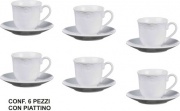 Star STAR66066 Tazzine Caffe cf 6 pezzi con Piatto