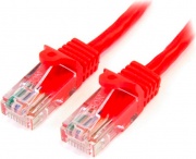 StarTech 45PAT1MRD Cavo di Rete cat. 5e rosso 1 mt