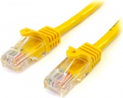 StarTech 45PAT1MYL Cavo di Rete cat. 5e giallo 1 mt
