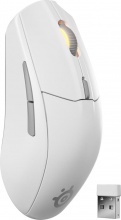 Steelseries 62524 Mouse Gaming Ottico Wireless + Bluetooth + USB Type-C Bianco