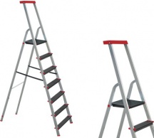Step Up UP131 GR6 Scala Alluminio Domestica 131 Black 6 gradini