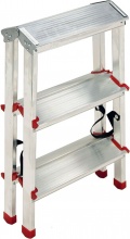 Step Up TIP TAP3 Scala domestica 3 Gradini a Libretto in Alluminio