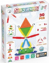 Supermag 650 Set Muticolor Projects 30 Pezzi Costruzioni Per Bambini da 5+ Anni