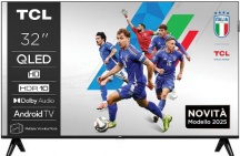 TCL 32S49K Smart TV 32" HD Ready QLED Android TV Dolby Audio Classe F Nero