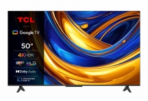 TCL 50P61B Smart TV 50" Display LED 4K UHD Sistema Google TV Classe F Titanio