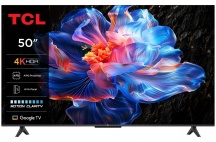 TCL 50P69K Smart TV 50" 4K UHD LED Google TV Dolby Audio HDR10+ Classe E Nero
