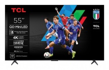 TCL 55C69K Smart TV 55" 4K Ultra HD QD-Mini LED Google TV Classe F Metallico