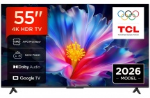 TCL 55P6L Smart TV 55" 4K Ultra HD LCD Google TV Dolby Audio Classe E Nero