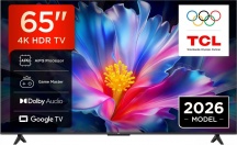 TCL 65P6L Smart TV 65" 4K Ultra HD LCD Google TV Dolby Audio Classe E Nero