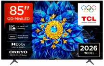TCL 85P8L Smart TV 85" 4K UHD QD-Mini LED Google TV Vision Atmos Classe E Nero