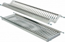 TECNOINOX INOXMATIC Scolapiatti da Incasso per Pensili da 55 cm in Acciaio