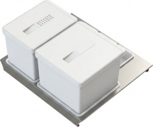 TECNOINOX T2 60 Pattumiera Differenziata per Cassettoni 2 Contenitori L 60 cm - T2