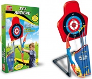 TEOREMA 63286 Arma Giocattolo TeoS Set Arciere 3 Frecce Bersaglio 6-9 Anni