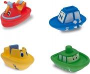 TEOREMA 72381 Gommolosi Barchette 4 pezzi Gogo Prima Infanzia Per Bambini 1+ Anni