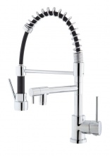TEOREMA CU670CR10XZ Miscelatore lavello  con molla doccetta estraibile bocca girevole