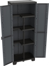 TERRY 1003201 Armadio da Esterno Portascope Plastica 68x39x172 Grigio Ardesia