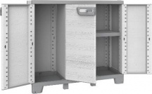 TERRY 1003208 Armadietto da Esterno  Balcone in Resina 102x39x93,5 cm Grigio