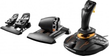 THRUSTMASTER 2960782 Joystick Mac,PC AnalogicoDigitale USB Nero FCS Flight Pack
