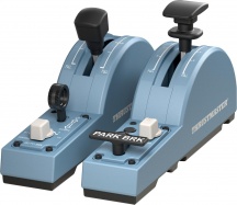 THRUSTMASTER 2960853 Tca Quadrant Add-On Airbus Edition Nero Blu Simulazione