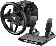 THRUSTMASTER 4160853 Volante e Pedaliera Simulatore Guida per PC, PS4 e PS5 Nero T598