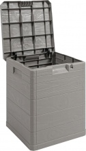 TOOMAX 173 Cassapanca contenitore Baule da Esterno Resina 42x44x50h Tortora Woody s