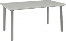 TOOMAX 971 Dinning Tavolo da Giardino Rettangolare in PP 147x84x72 cm Grigio