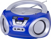 TREVI 0CM54404 Stereo Portatile Boombox CD Wireless USB AUX-IN 4 W Blu CMP 544 BT