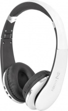 TREVI 0D120001 Cuffie con Cavo Rimovibile BluetoothWirelss Archetto Bianco