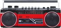 TREVI 0RR50102 Radio Boombox Bluetooth Stereo Portatile lettore cassette Rosso RR 501 BT