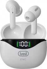 TREVI HMP 12E40 ENC Auricolari Bluetooth Wireless In-ear Noise Cancelling Bianco