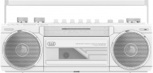 TREVI RR 501 BT|0RR50101 Radio portatile con Bluetooth colore Bianco 0RR50101 RR 501
