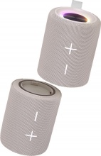 TREVI XSC8A88B16 Altoparlante 2x15W Wireless Bluetooth 5.3 Micro SD IPX5 Beige XCS 8A88 B