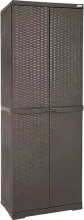 TRIOPLAST 3.06.05.24.26.50 Armadio da Esterno Portascope in Plastica 2 ante 65x45x178 cm Wenge