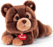 TRUDI 25632 Orsetto Teo marrone scuro Peluche Taglia S per Bambini da 0+ Anni