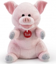 TRUDI 29624 Marionetta Maiale S Peluches per Bambini da 0+ mesi