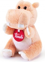 TRUDI 51353 Trudino Ippopotamo Peluche Taglia XS per Bambini da 0+ Anni