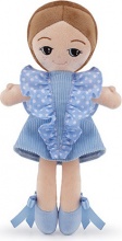 TRUDI 64457 Bambola pezza abito azzurro con volant Peluche Taglia S per Bambini 0+