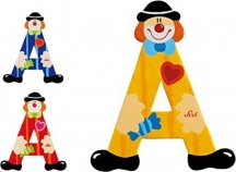 TRUDI 81737 Sevi Alfabeto Legno Lettera A Clown Prime Attivit� per Bambini da 3+