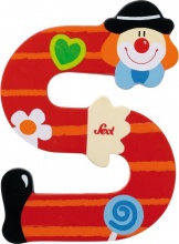 TRUDI 81755 Sevi Alfabeto Legno Lettera S Clown Prime Attivit� per Bambini da 3+